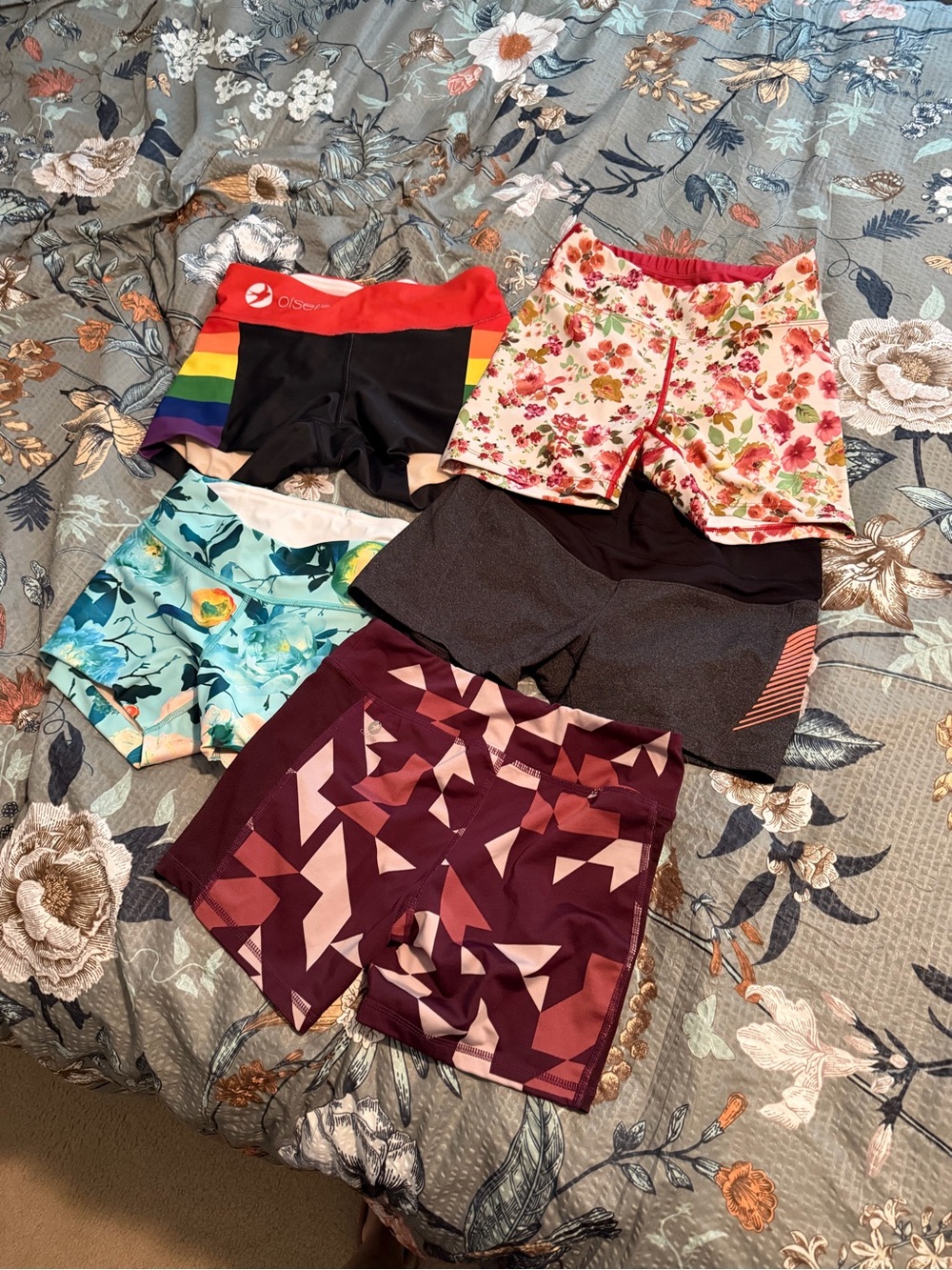 Lot of 5 Oiselle Athletic Shorts